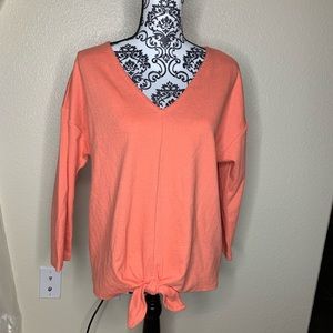 🌾 3/$10 NWT Old Navy Tie-Front V-Neck Long Sleeve